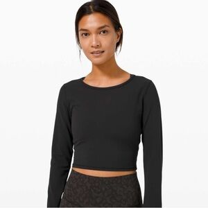 Lululemon Cropped Long color brown size 6